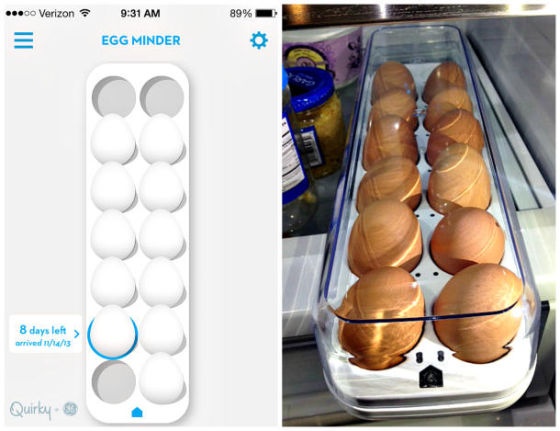 Quirky的Egg Minder雞蛋存放工具